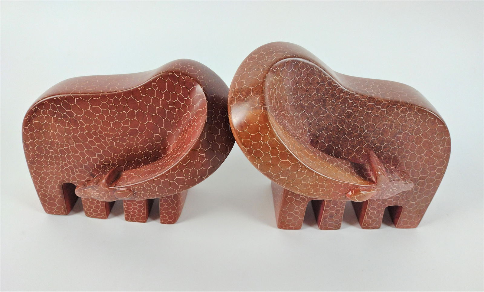 Pair of Hardstone Giraffe Bookends (1 of 4)
