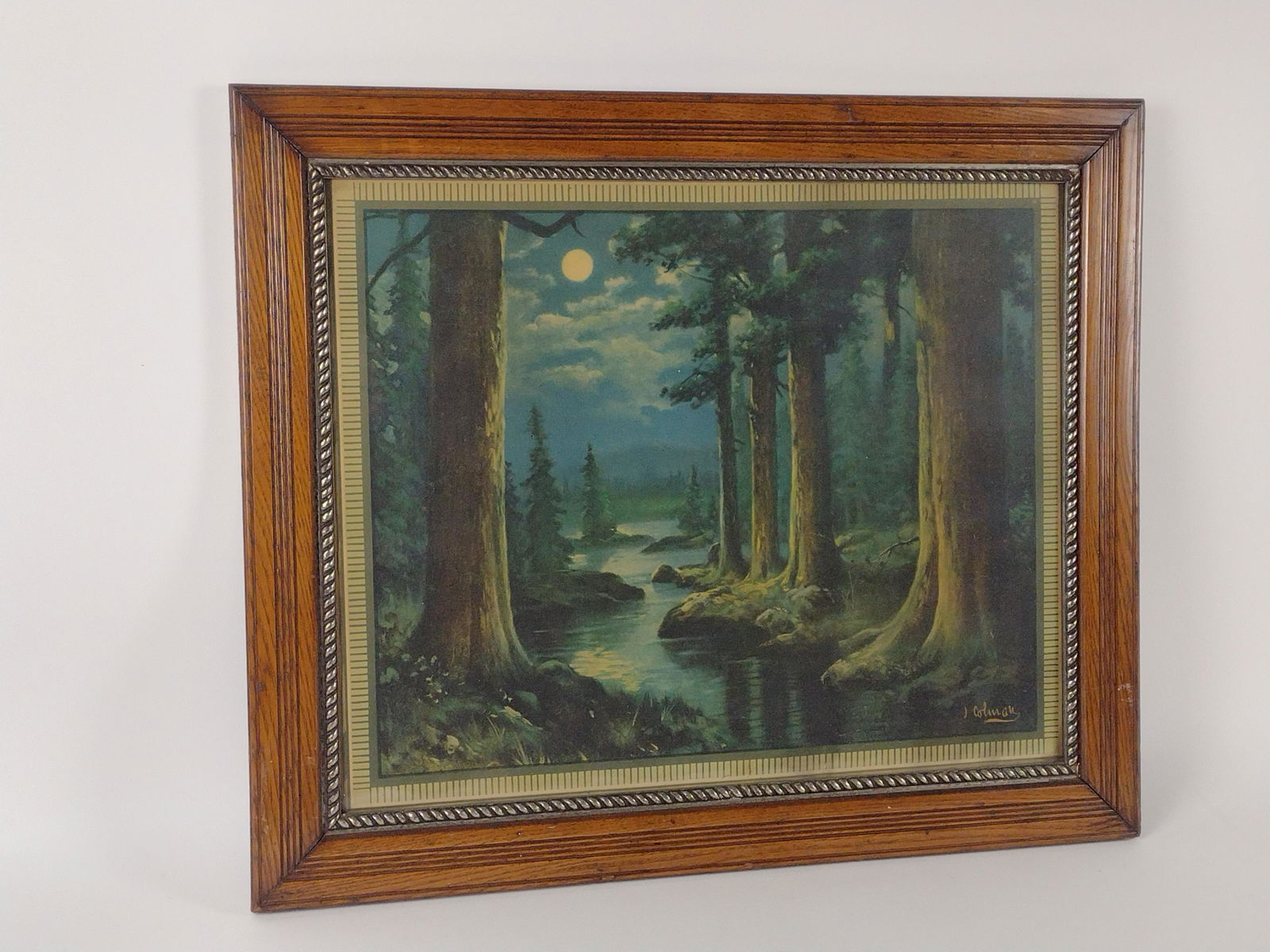 J. Coleman Moonlight Landscape Print (1 of 3)