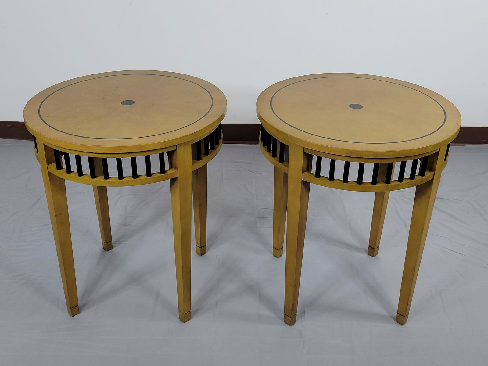 Pair Of Round End Tables (1 of 7)