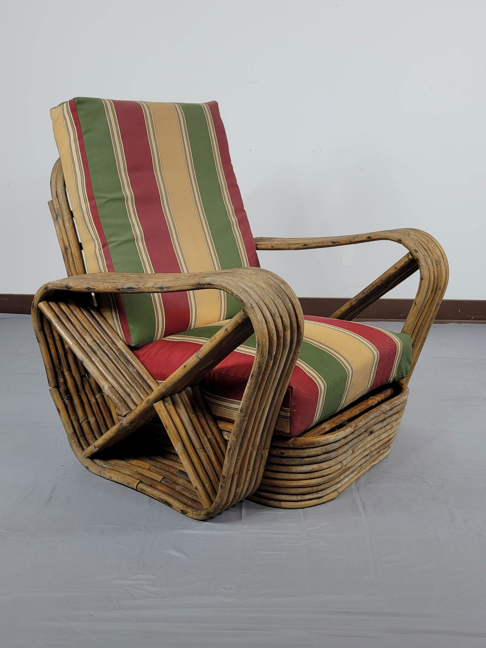 Paul Frankl Bamboo Lounge Chair (1 of 6)