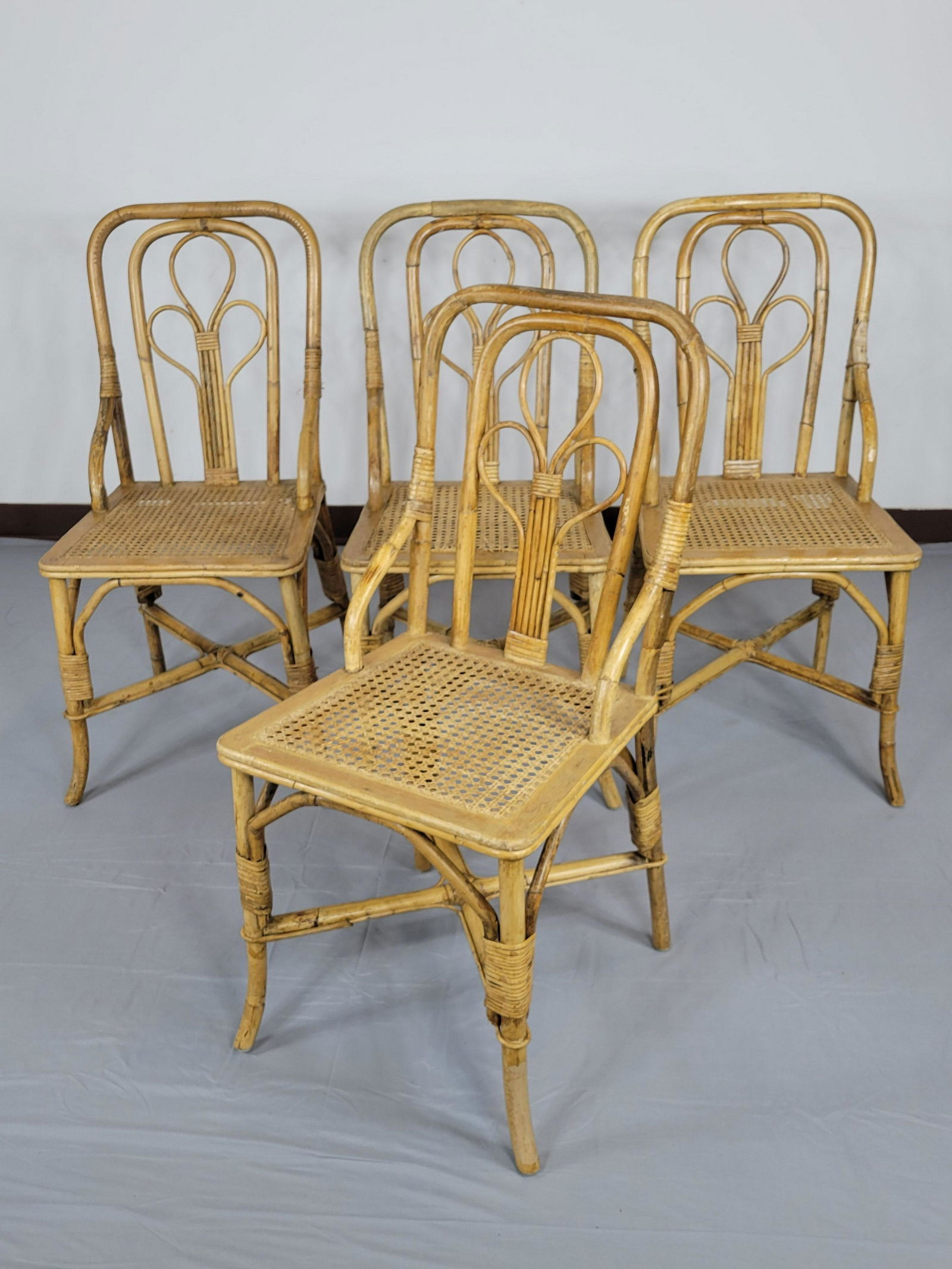 Four Rattan Side Chairs (1 of 10)