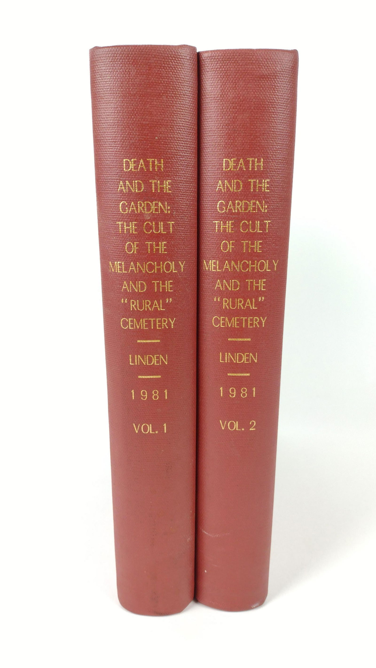 2 Vols. "Death and the Garden" by Blanche Linden (1 of 2)