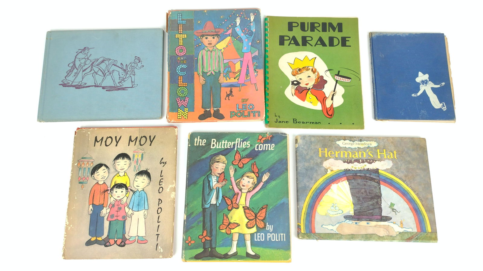 7 Children's Books incl Autograped Leo Politi (1 of 20)