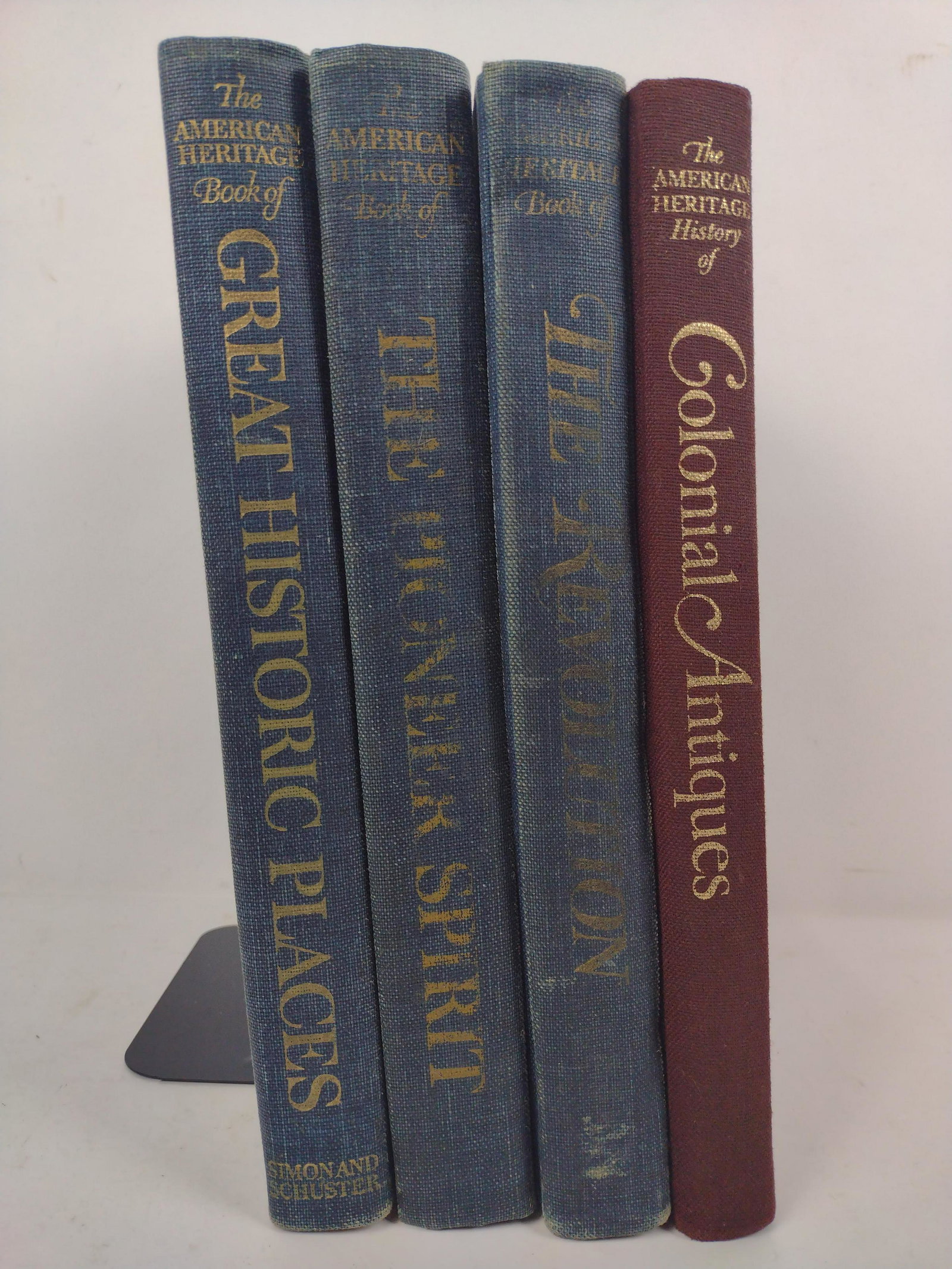 4 Vols American Heritage History Books: Includes Colonial Antiques, The Revolution, The Pioneer Spirit, and Great Historic Places. RM IMPORTANT: Before bidding, please read the terms and conditions. When you registered for the auction you a