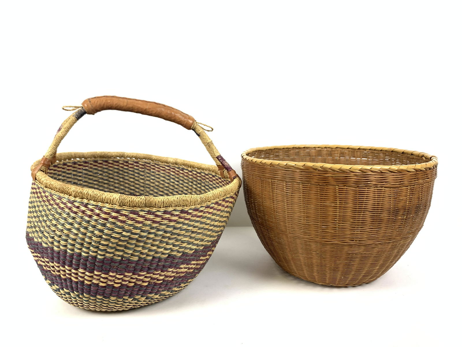 2 Woven Baskets Incl Bolga Basket (1 of 3)