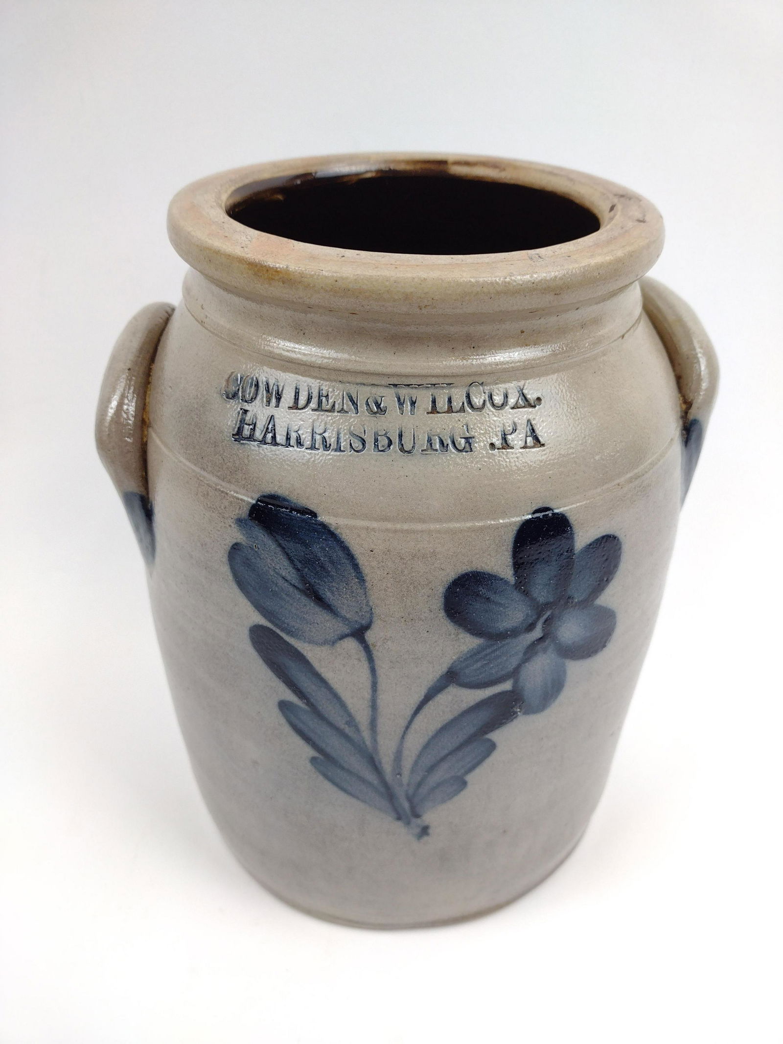 Cowden & Wilcox Cobalt Decorated Stoneware (1 of 3)