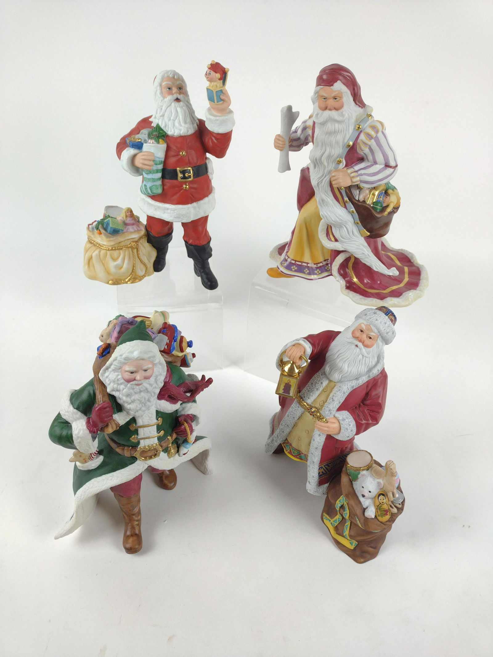 4 Lenox Santa Figurines (1 of 7)