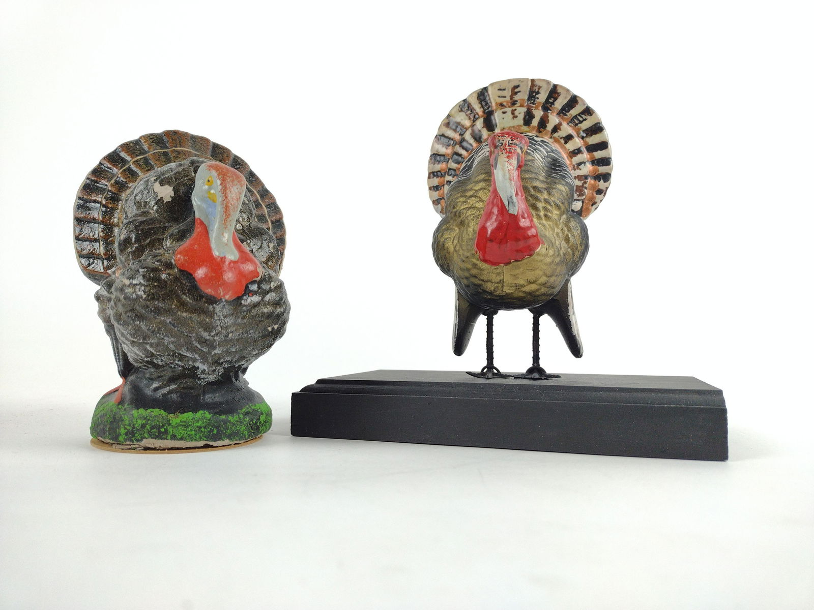 2 Composition Turkey Figurines (1 of 2)