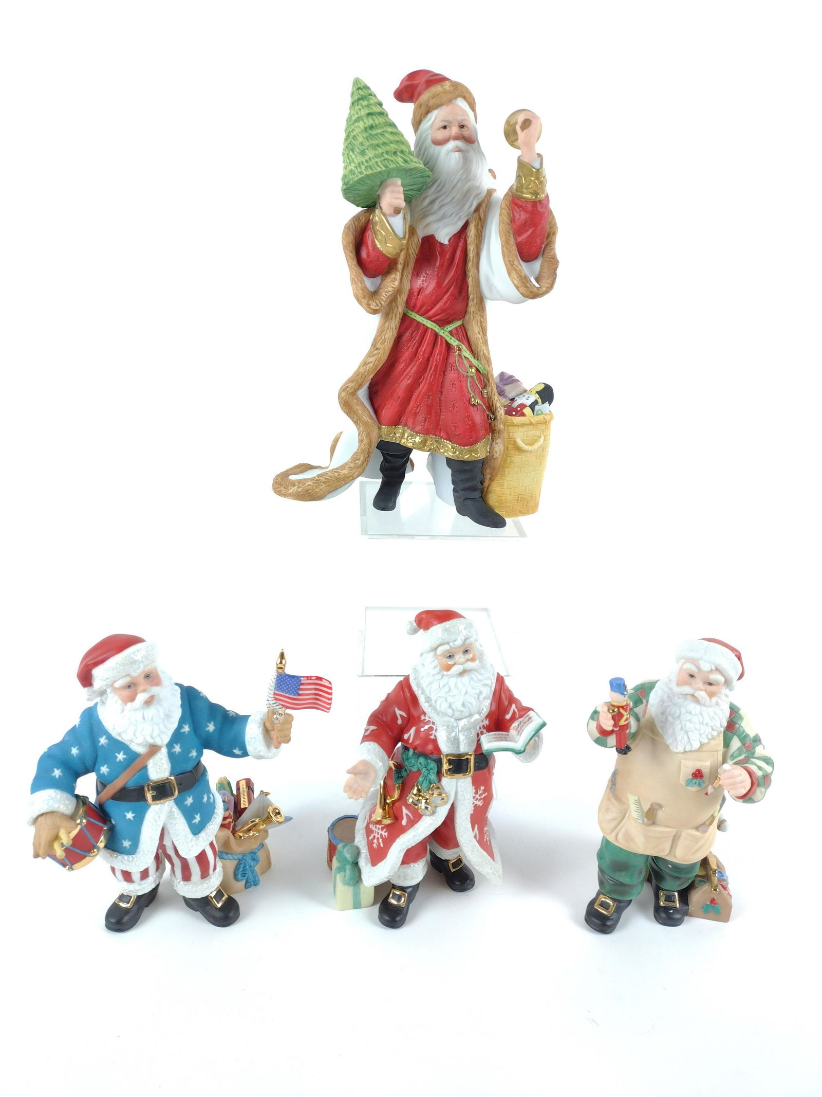 4 Lenox Santa Figurines (1 of 7)