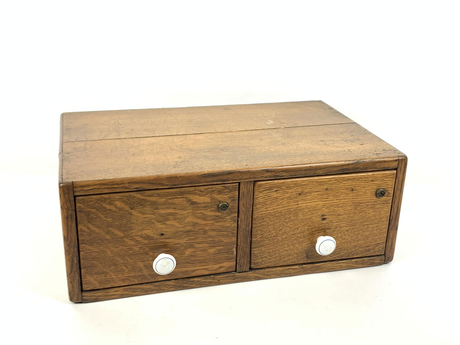 2 Drawer Wood Card Catalog (1 of 4)