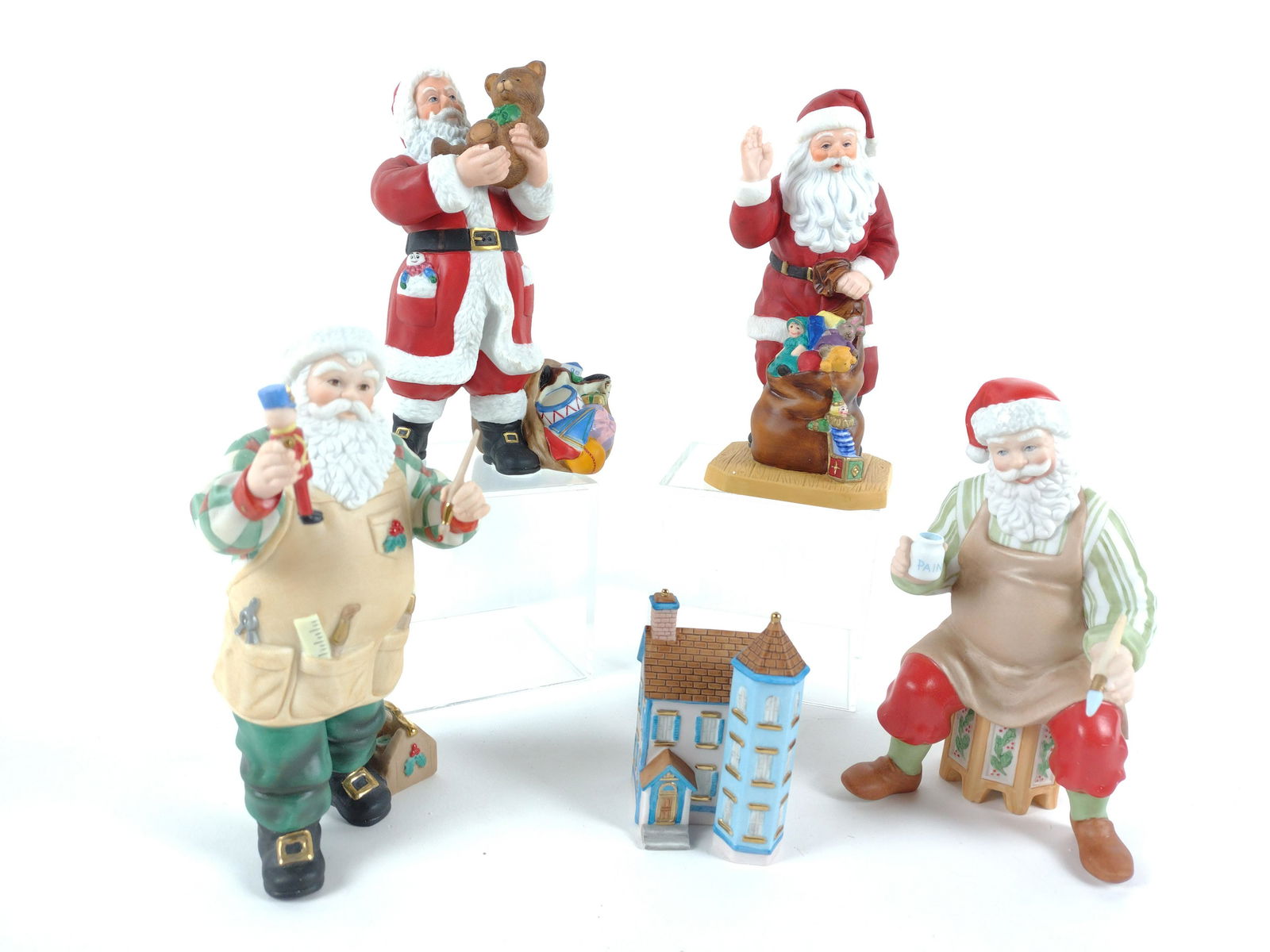 4 Lenox Santa Figurines (1 of 7)
