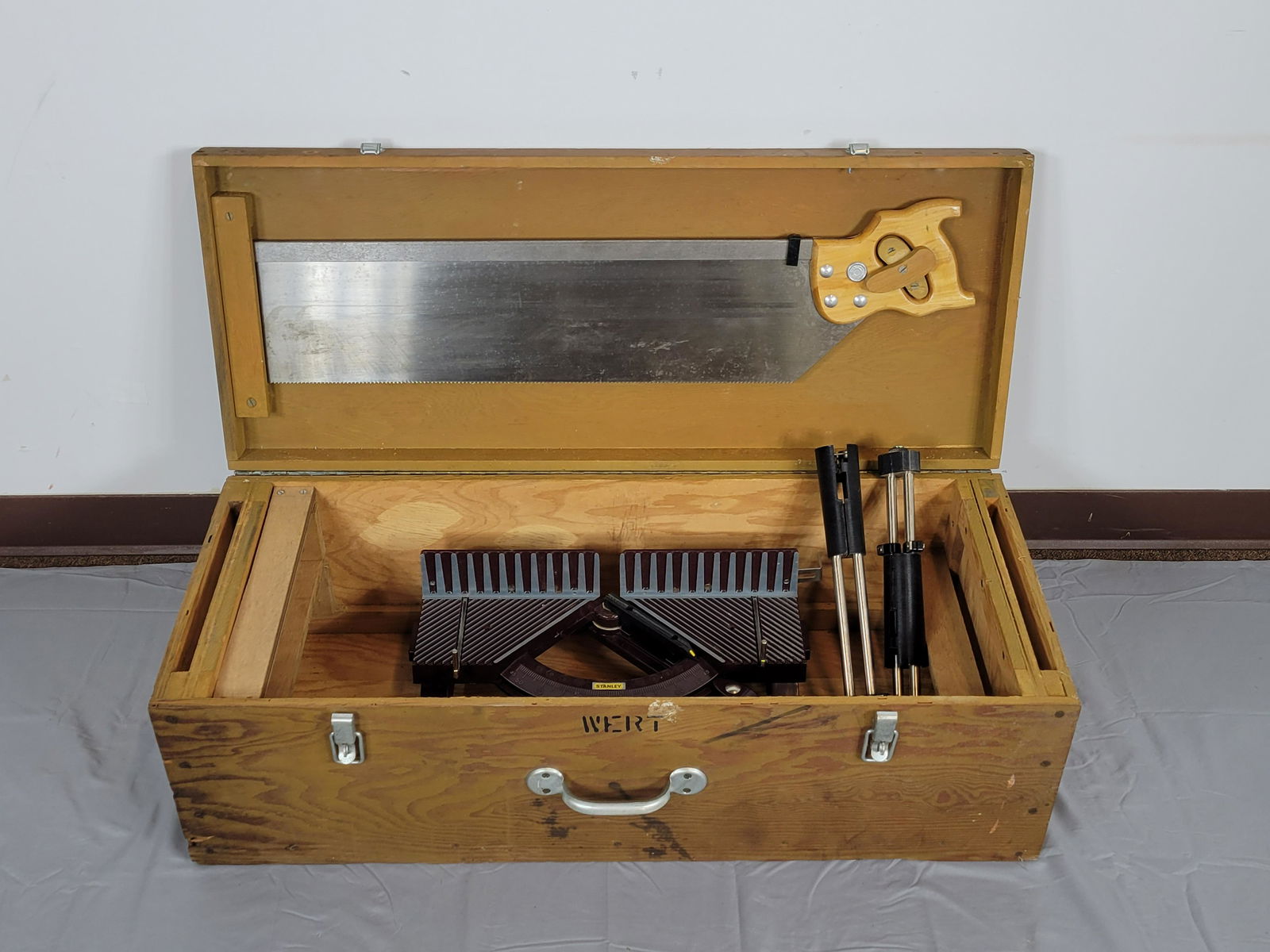 Oversized 34" Stanley Miter Set With Case (1 of 5)