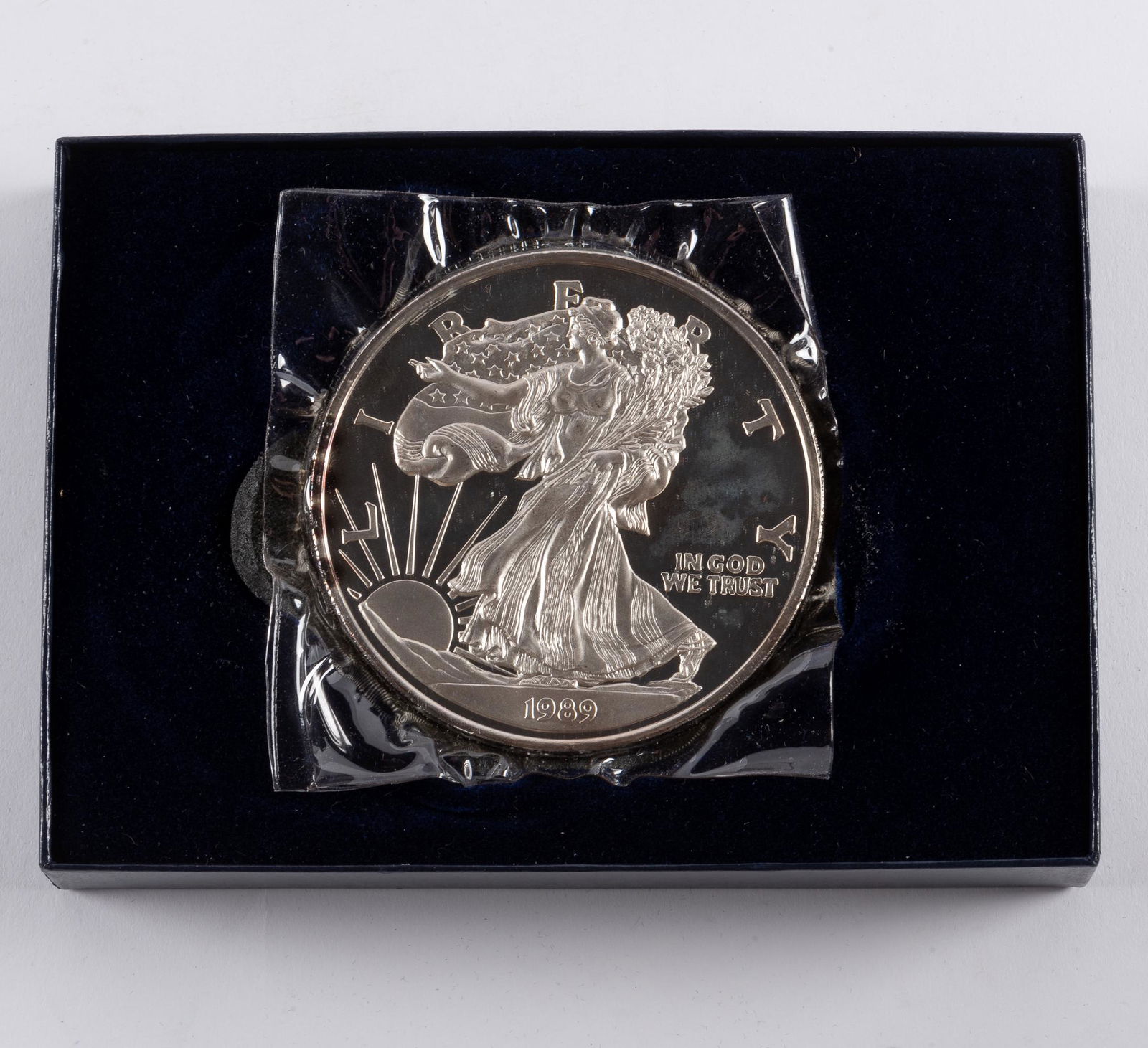 1989 Washington Mint Giant Proof Silver Eagles (1 of 3)