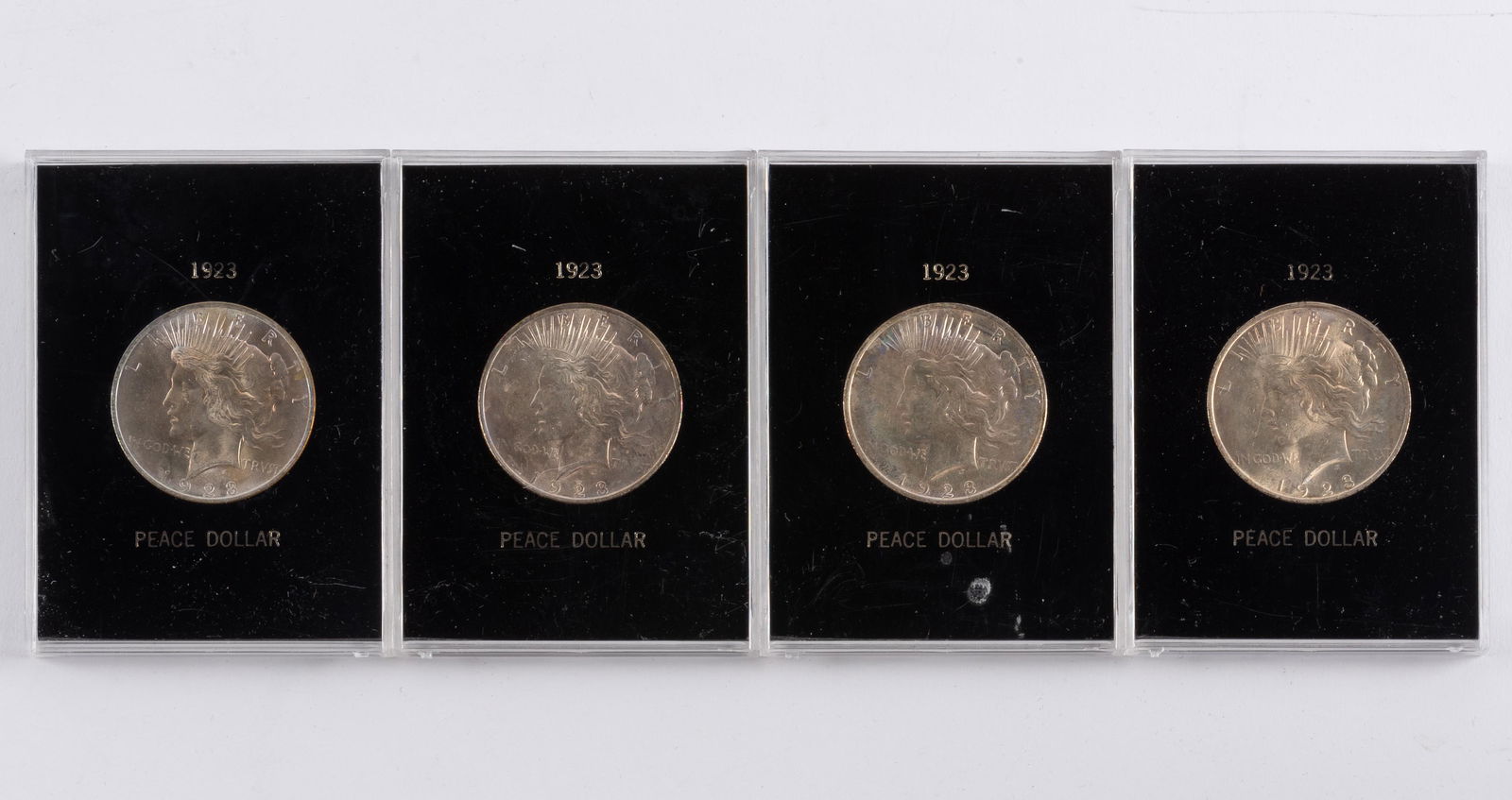 4 1923 Peace Silver Dollars (1 of 9)