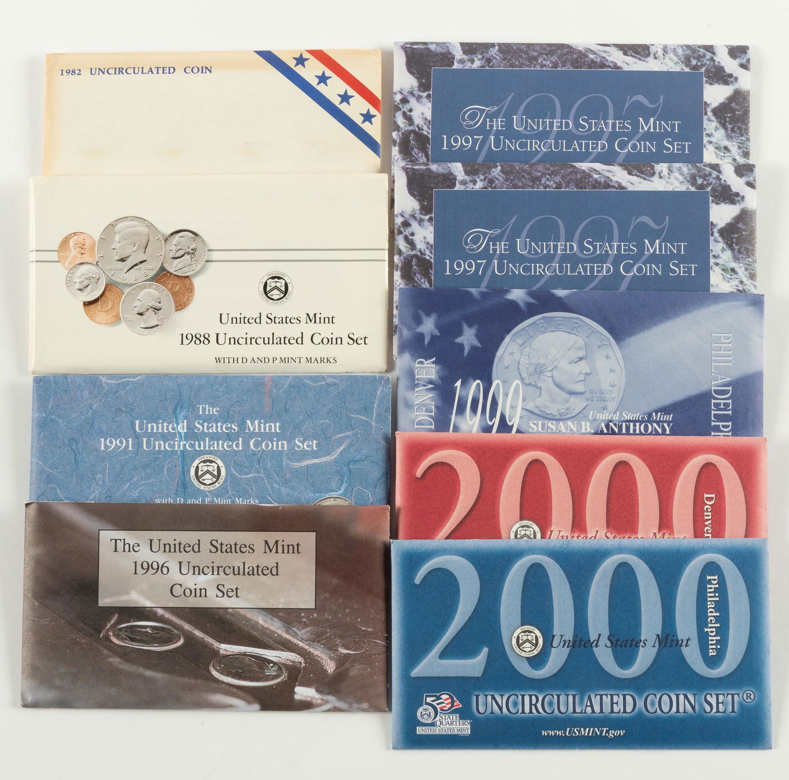 8 U.S. Mint Sets (1 of 1)