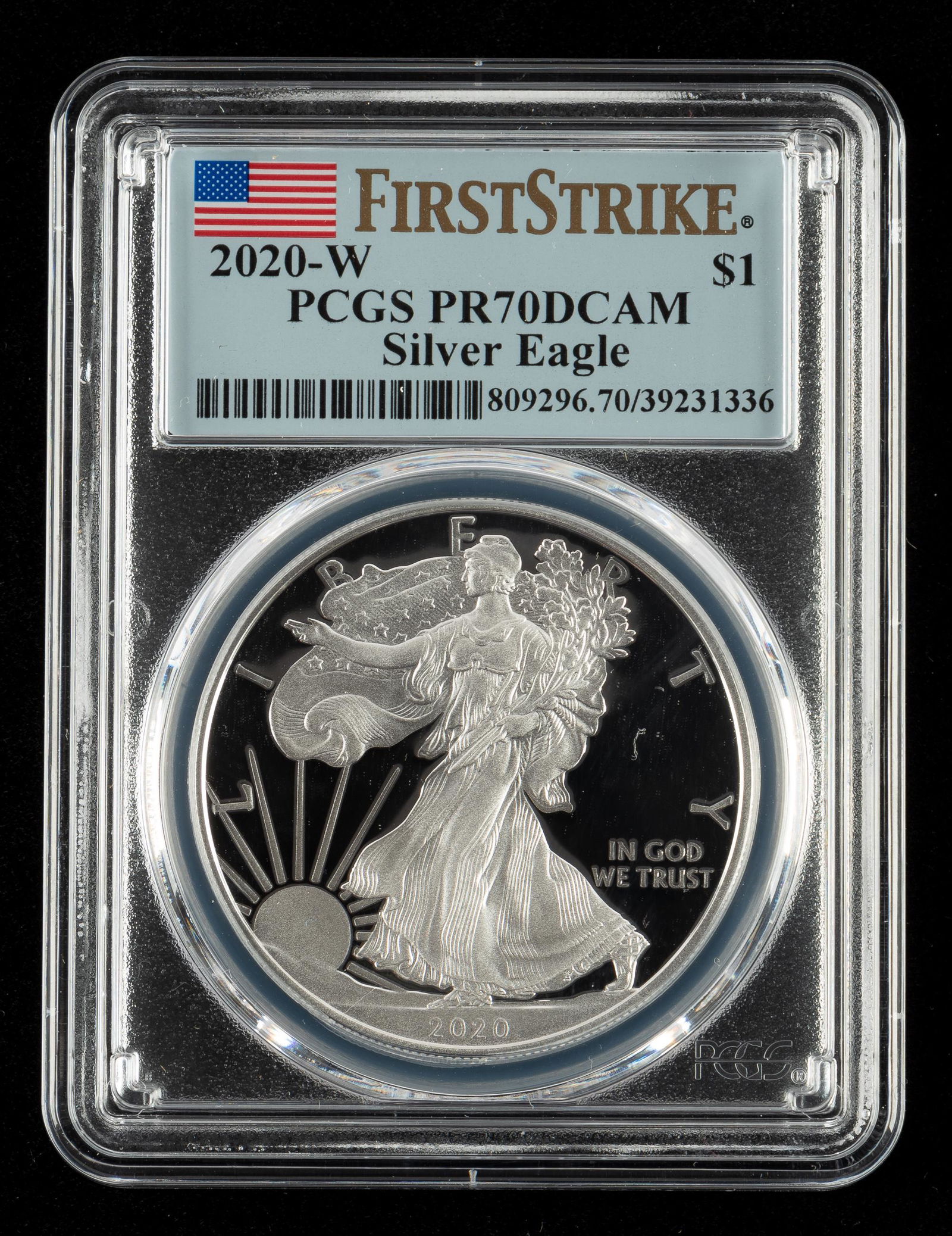 2020-W Silver Eagle PCGS PR70DCAM (1 of 2)