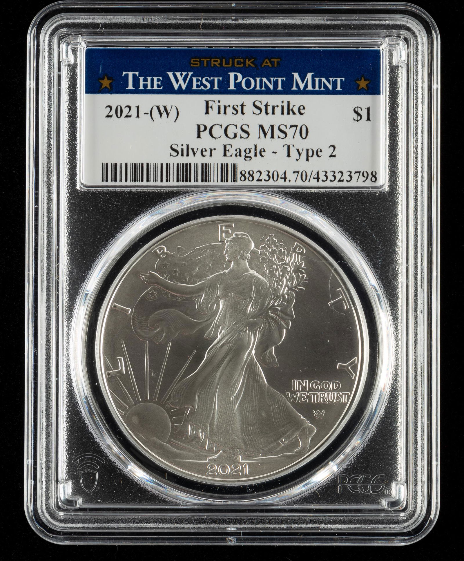 2021-W Silver Eagle Type 2 PCGS Type 2 (1 of 2)