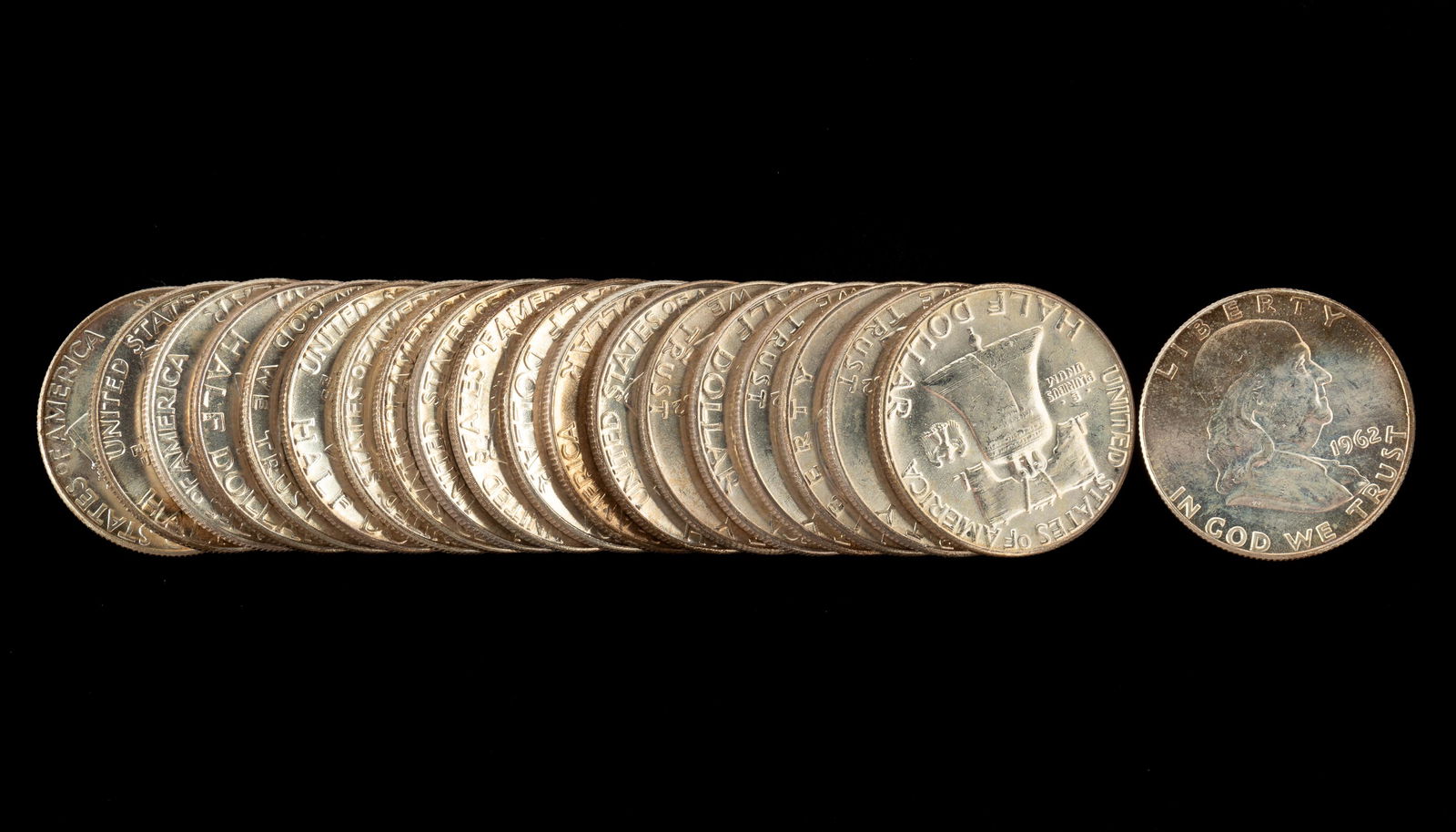20 1962 Franklin Half Dollars (1 of 1)