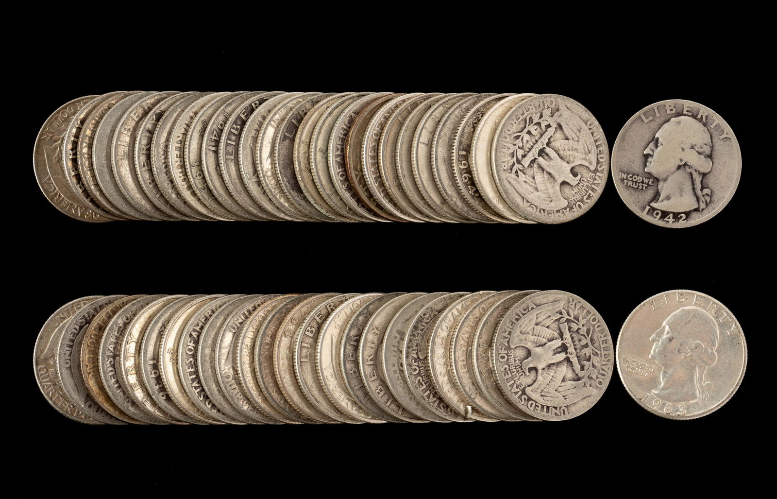 51 Washington Quarters (1 of 1)