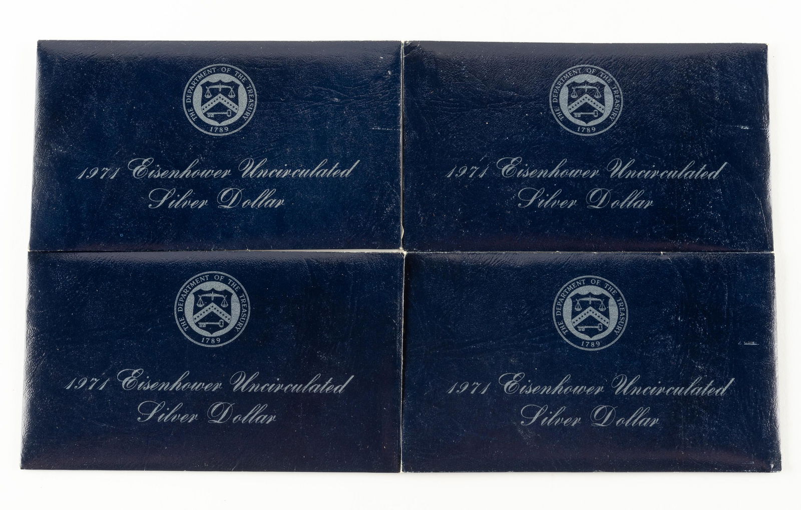 4 1971 Blue Ike Dollars (1 of 3)