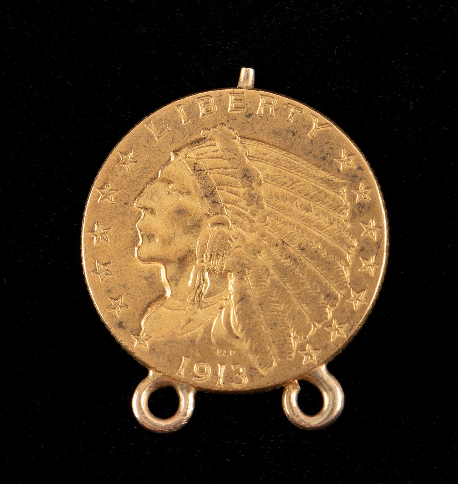 1913 $2.50 Gold Indian Head Quarter Eagle (1 of 2)