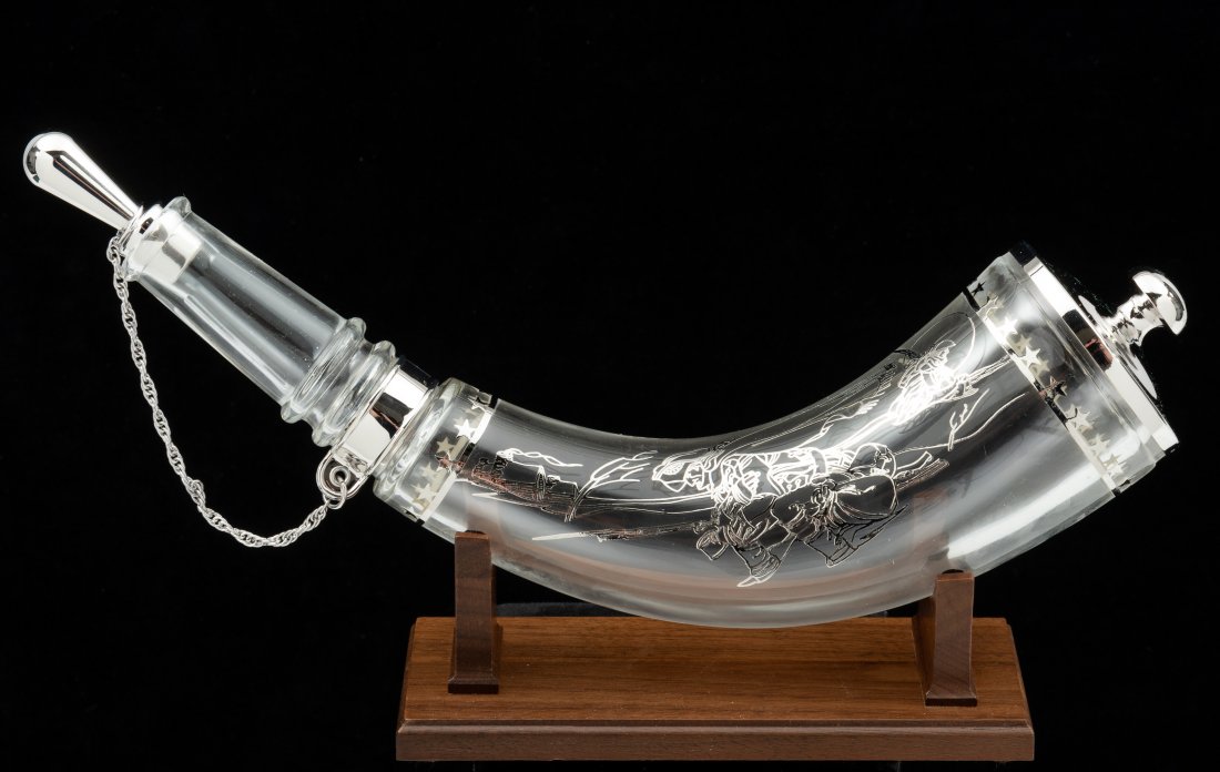 Sterling & Baccarat Bicentennial Powder Horn (1 of 8)