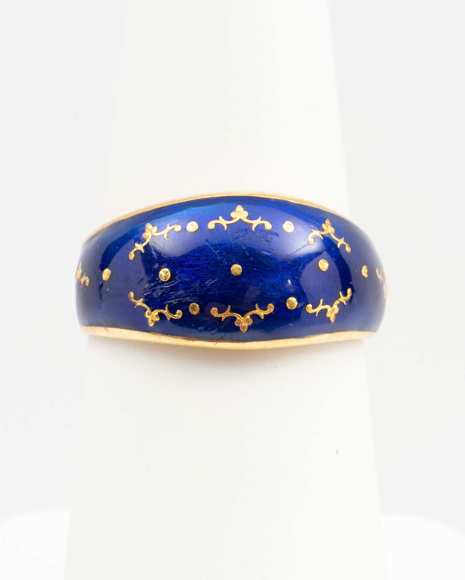 18K Italian Enamel Ring (1 of 4)