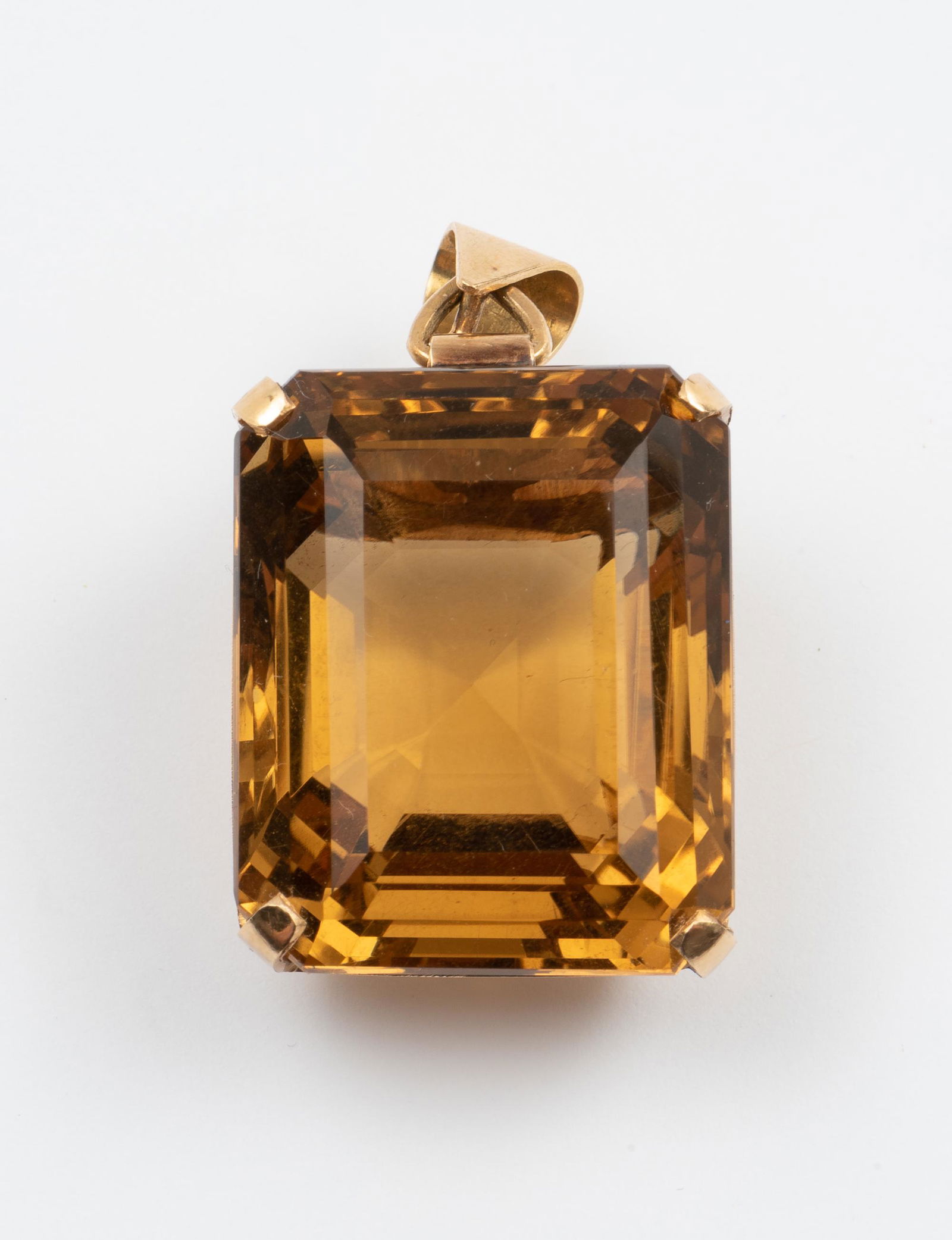 18K 66 Carat Smoky Quartz Pendant (1 of 2)