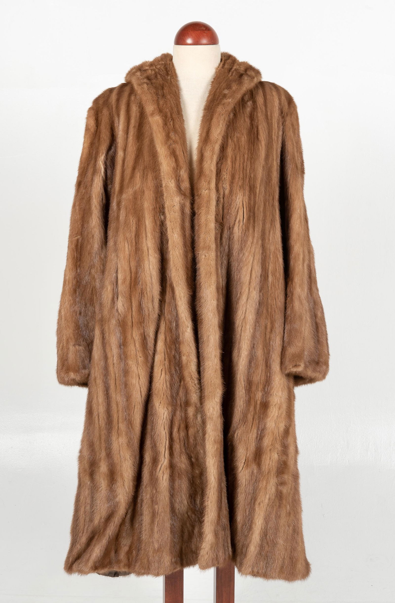 Pollack's Mink Farm Brown Mink Full Length Coat (1 of 6)