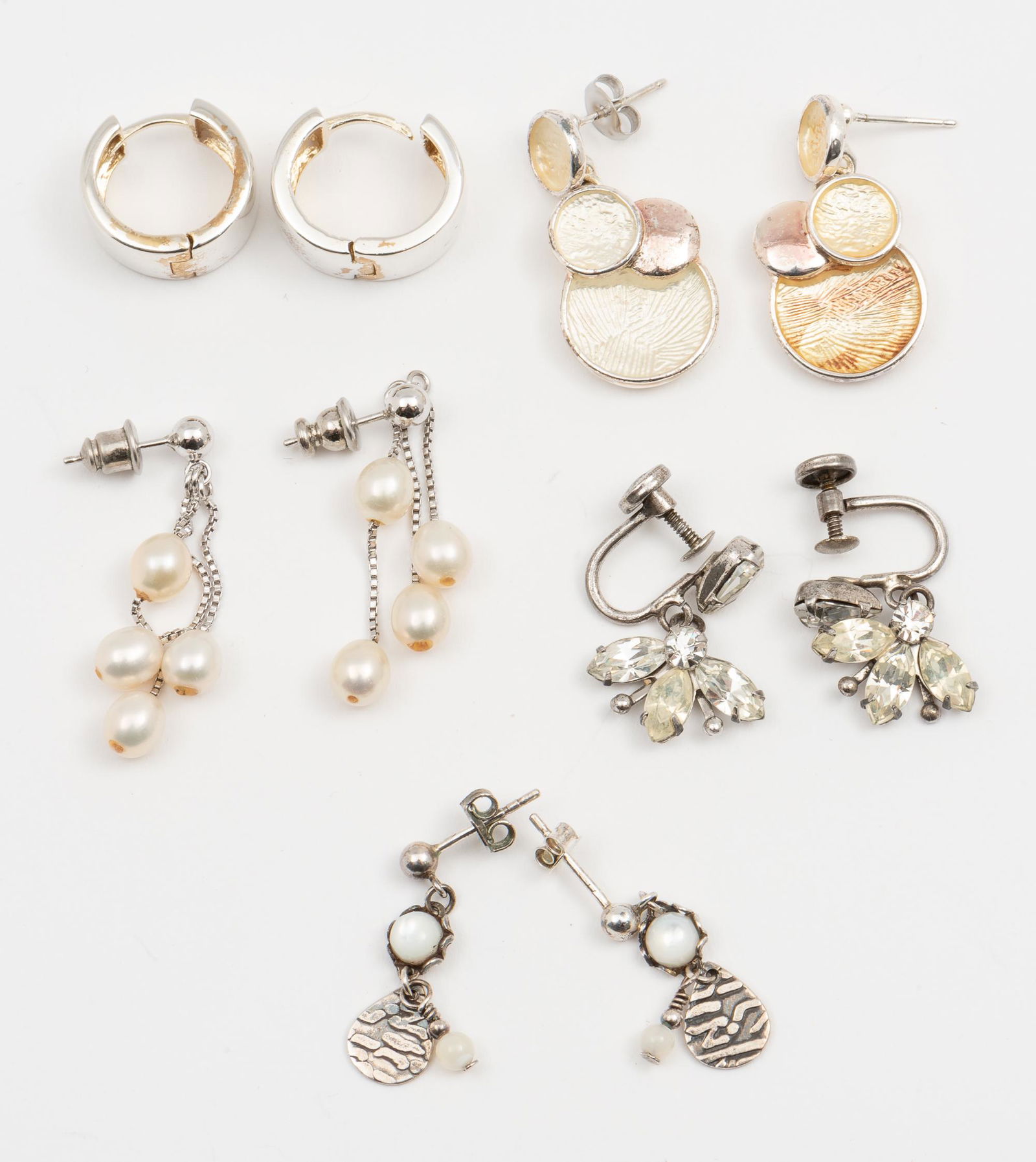 5 Pairs Sterling Earrings (1 of 1)