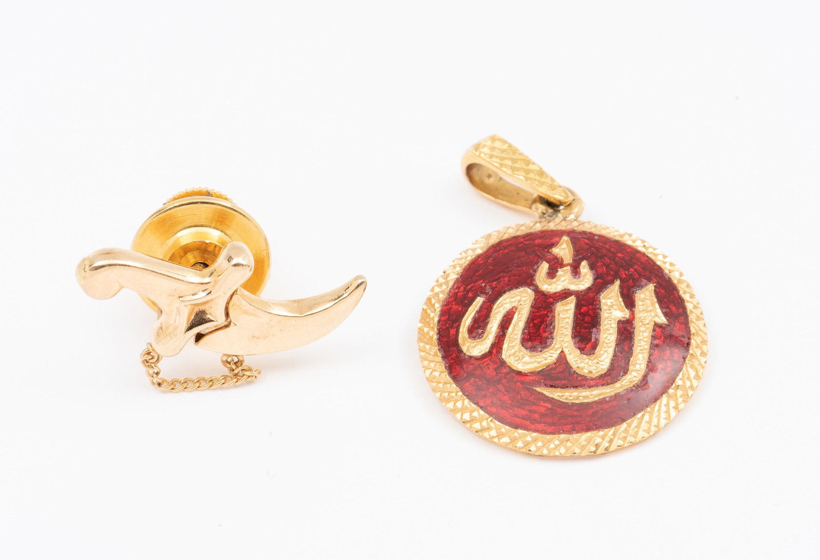 14K Pendant & Pin (1 of 4)