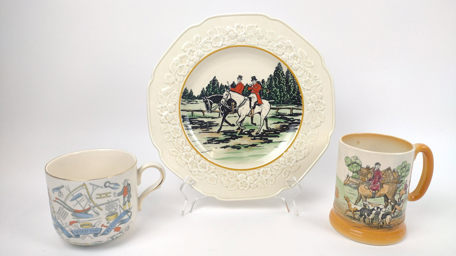 3 Pcs English Porcelain incl Tatler (1 of 3)