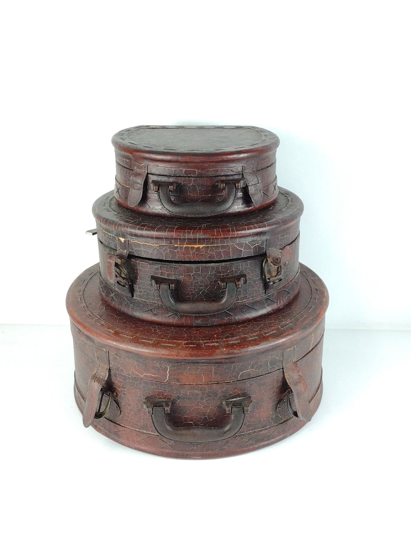 3 Pcs Leather Luggage (1 of 2)