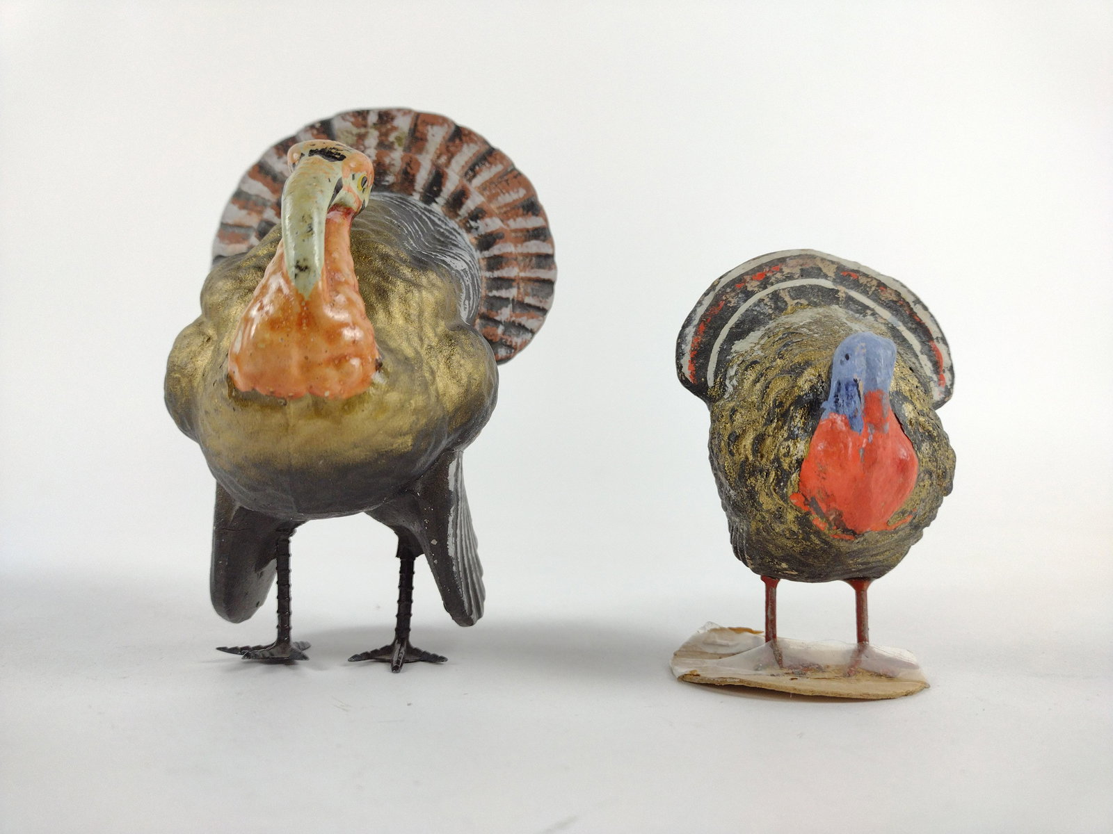 2 Composition Turkey Figurines (1 of 3)