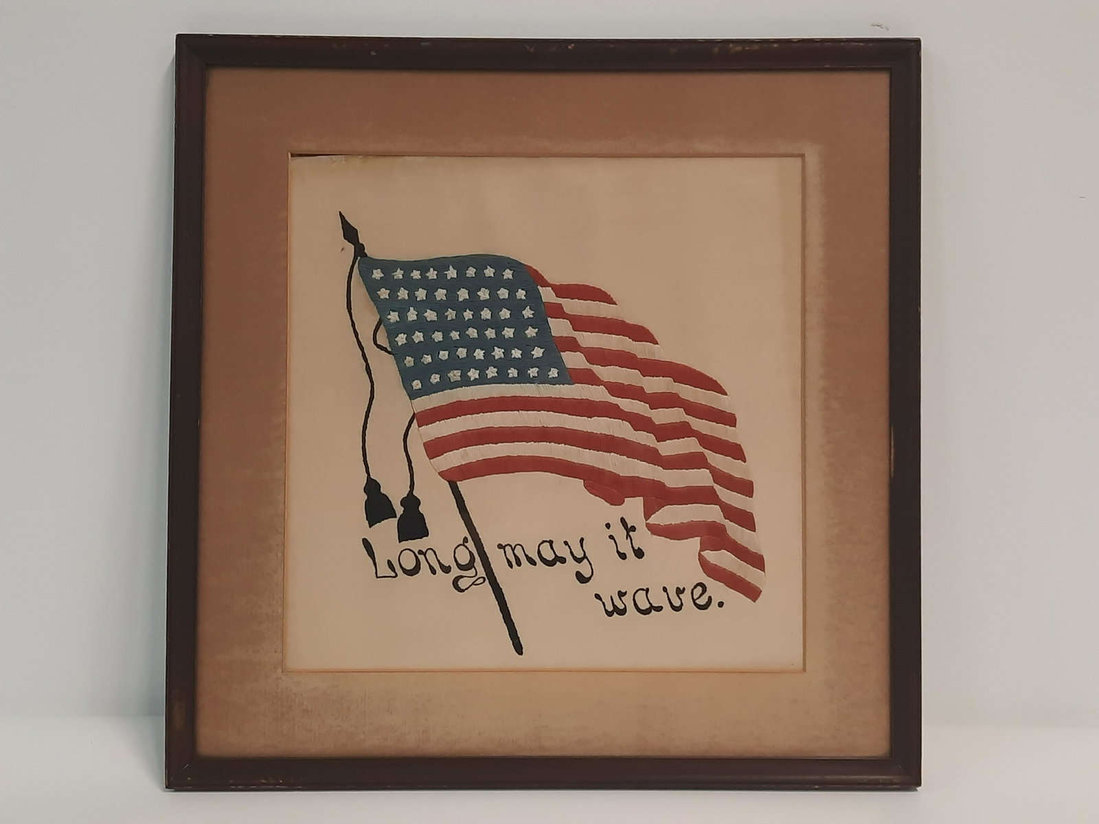 Long May It Wave American Flag Needle Point (1 of 2)