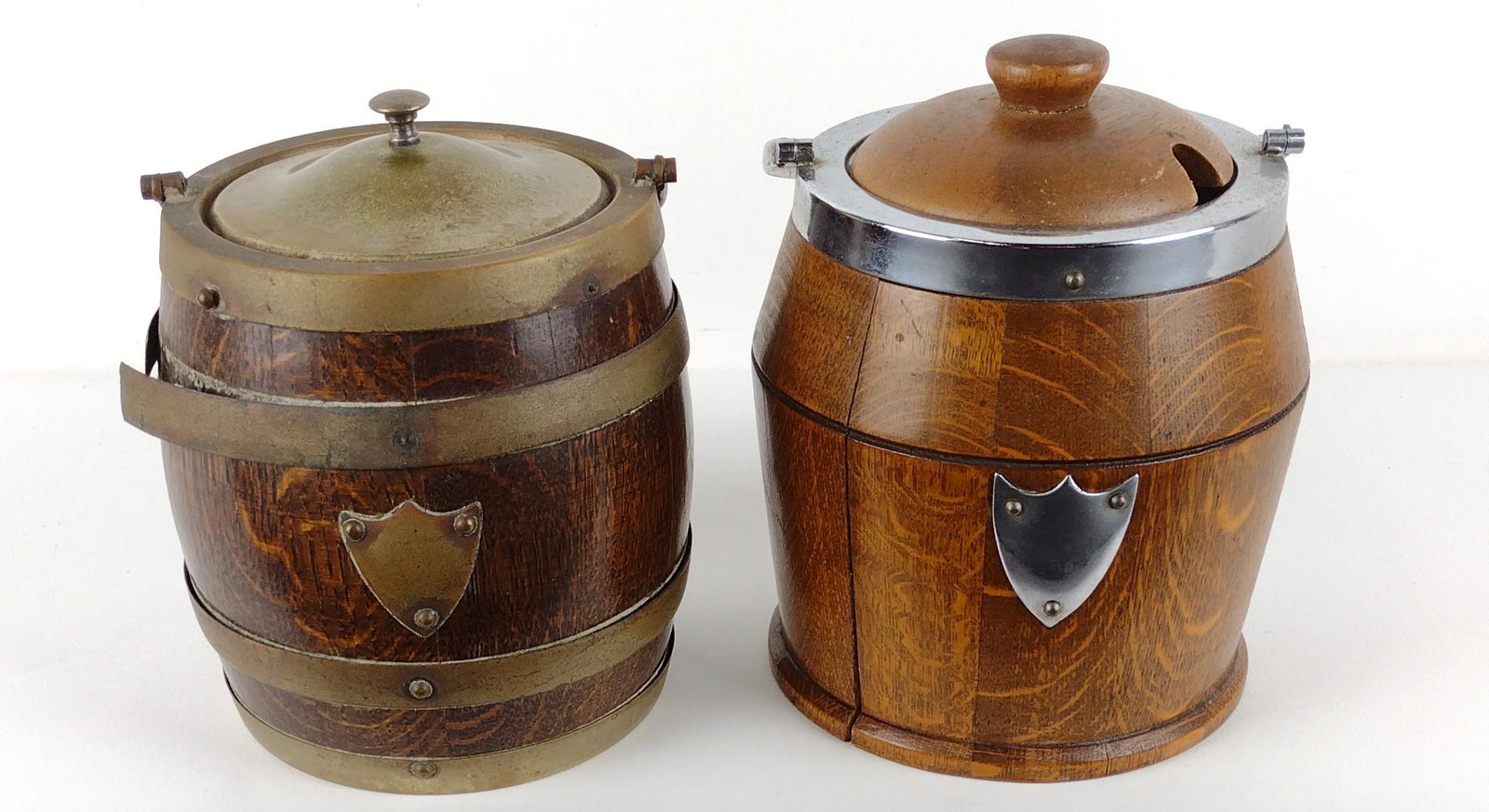 2 Wooden Barrel Ice Buckets (1 of 4)