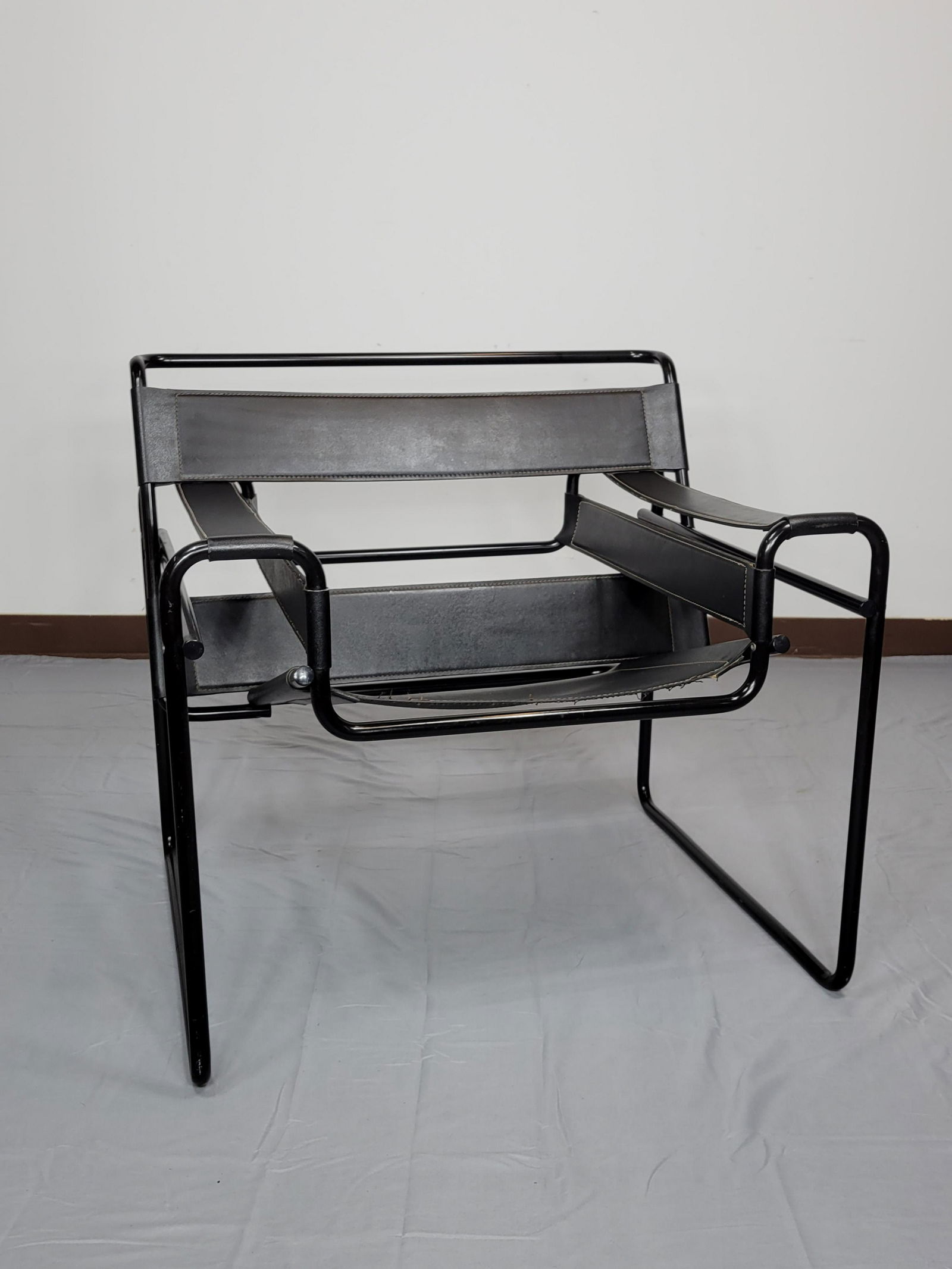 Leather Wassily Style Chair (1 of 7)