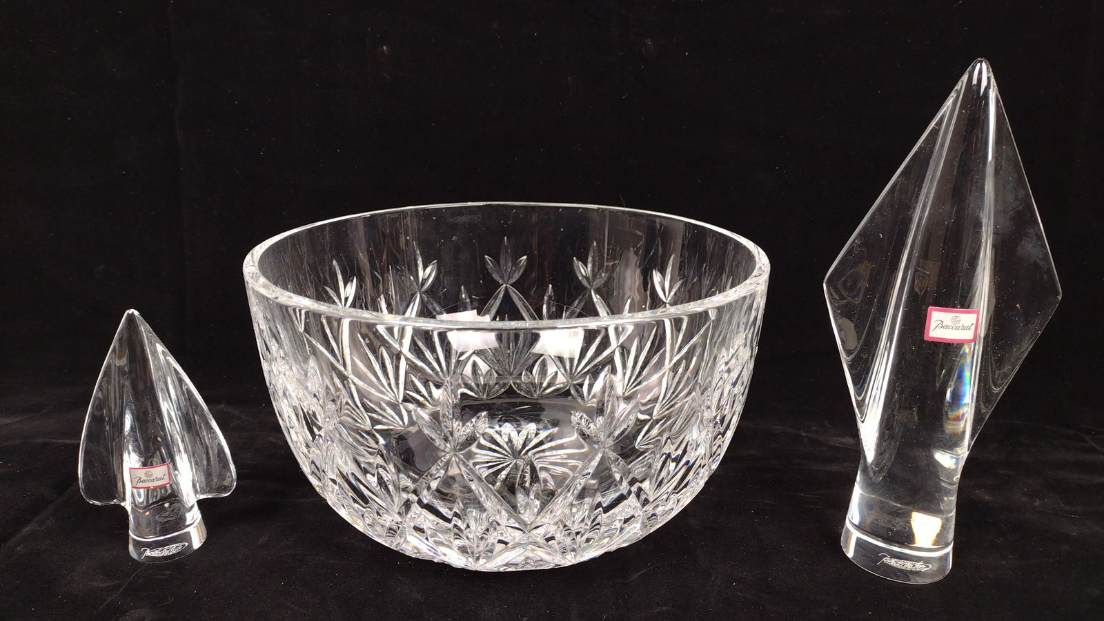 3 Pcs Designer Crystal incl Baccarat (1 of 5)