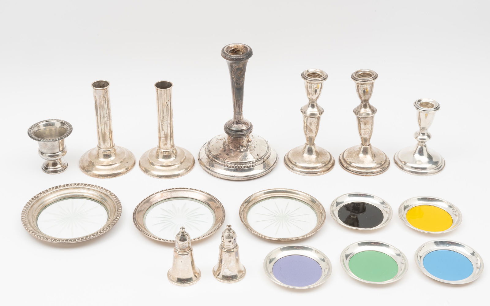 17 Weighted Sterling & Sterling Rimmed Items (1 of 15)