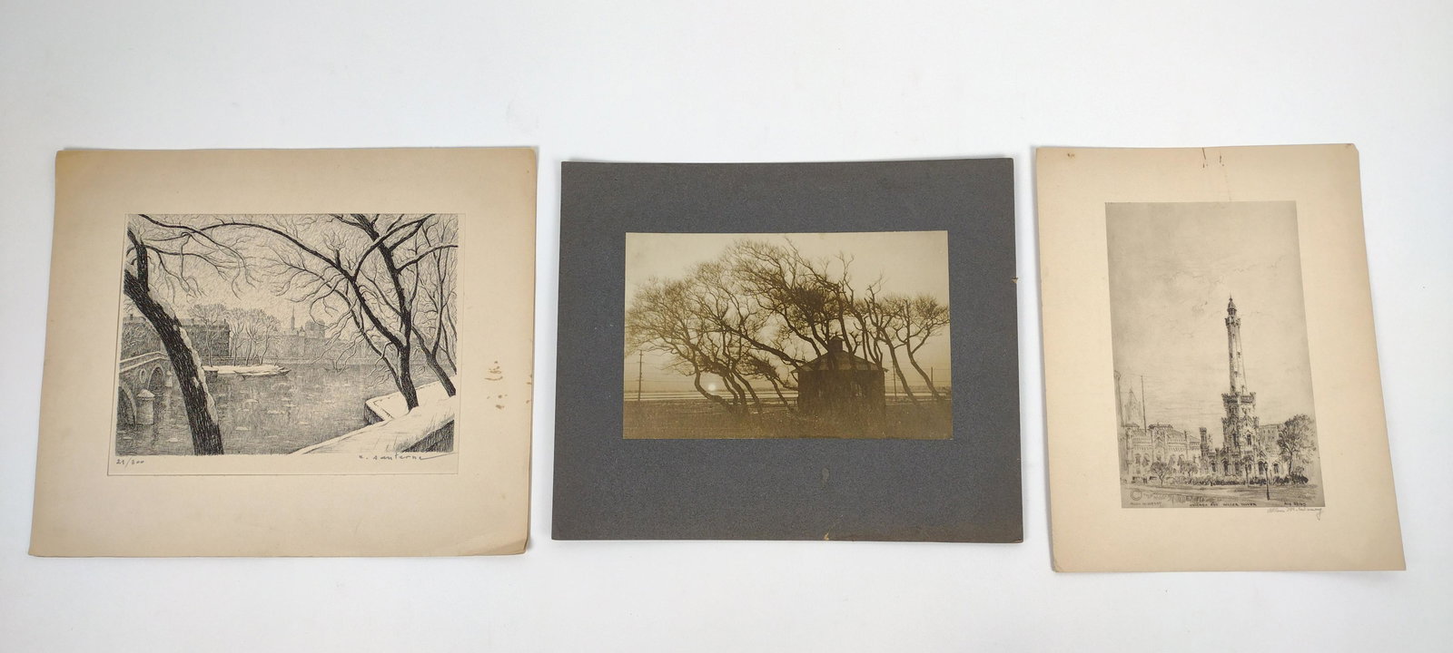 Chicago Print, Seine Print, and Photograph (1 of 7)