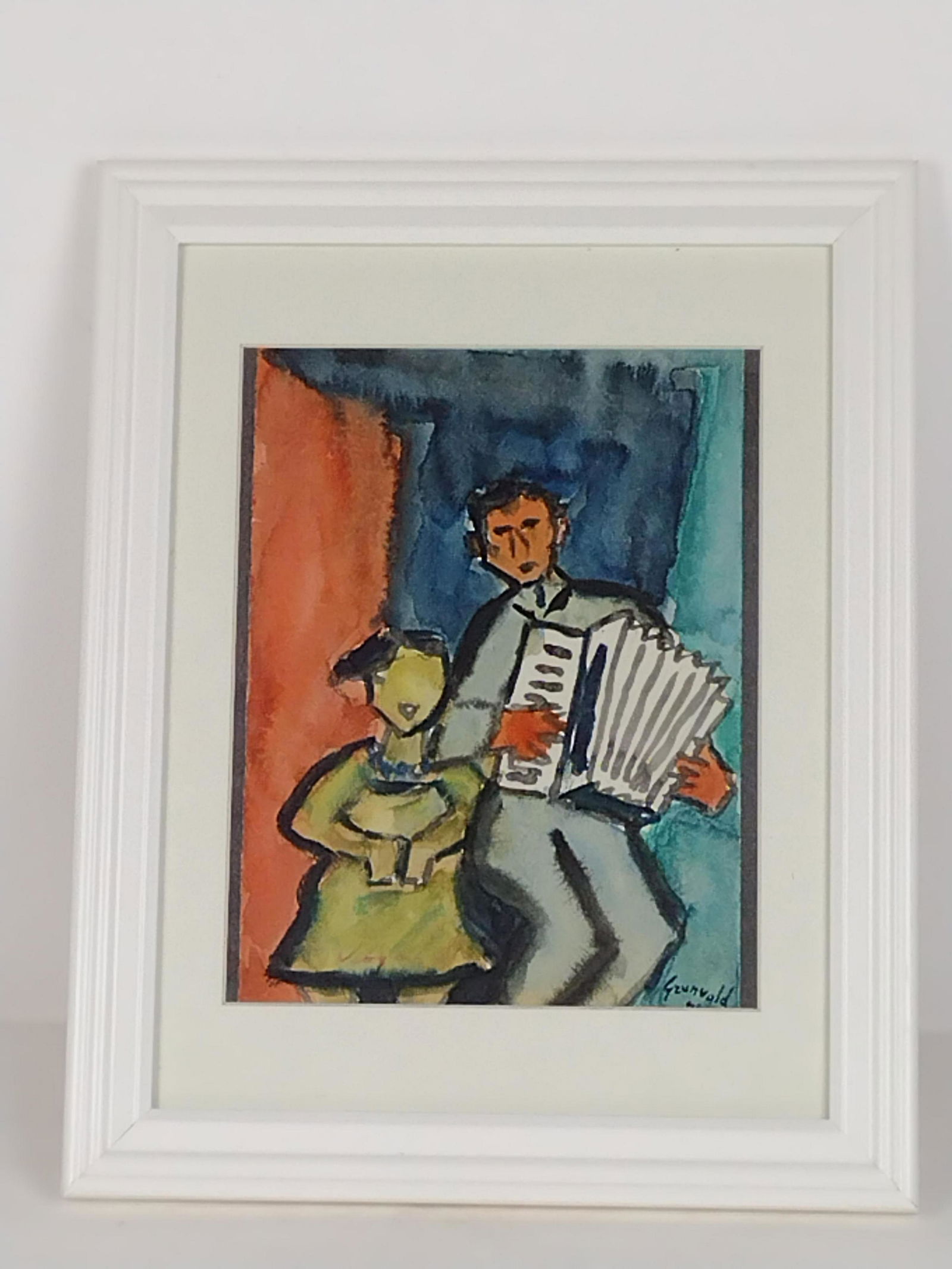 WPA Artist Samuel Grunvald Musical Print (1 of 3)