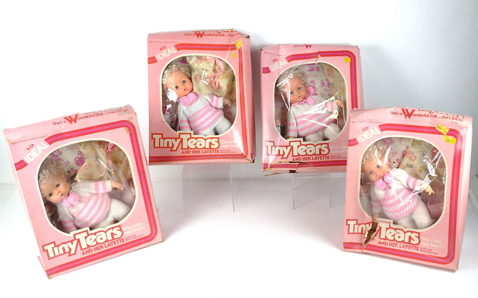 ♥ヴィンテージ　TINY TEARS Baby プレゼンテーションBox♥ 1950s) Tiny Tears Baby Doll In Original Box