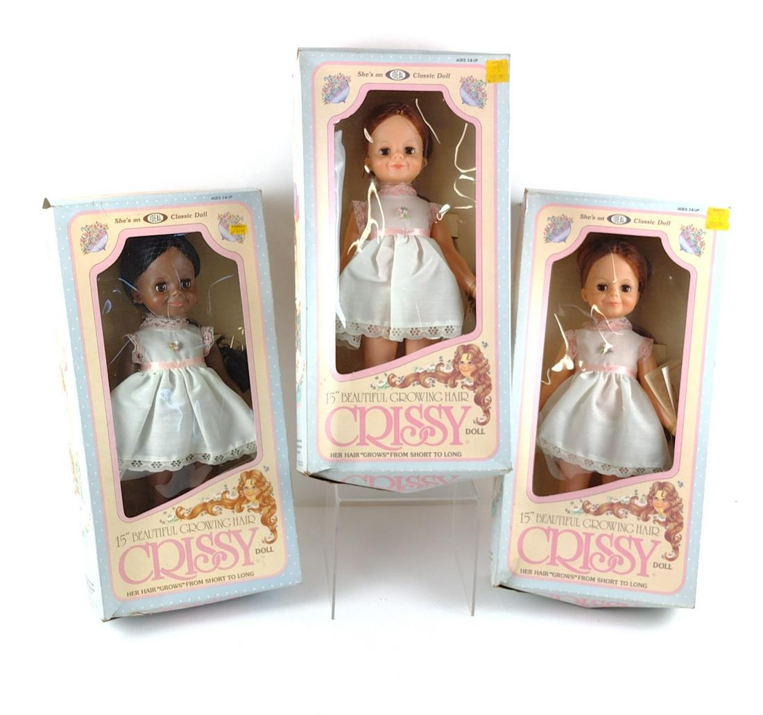 3 Beautiful Growing Hair Crissy Dolls (1 of 8)