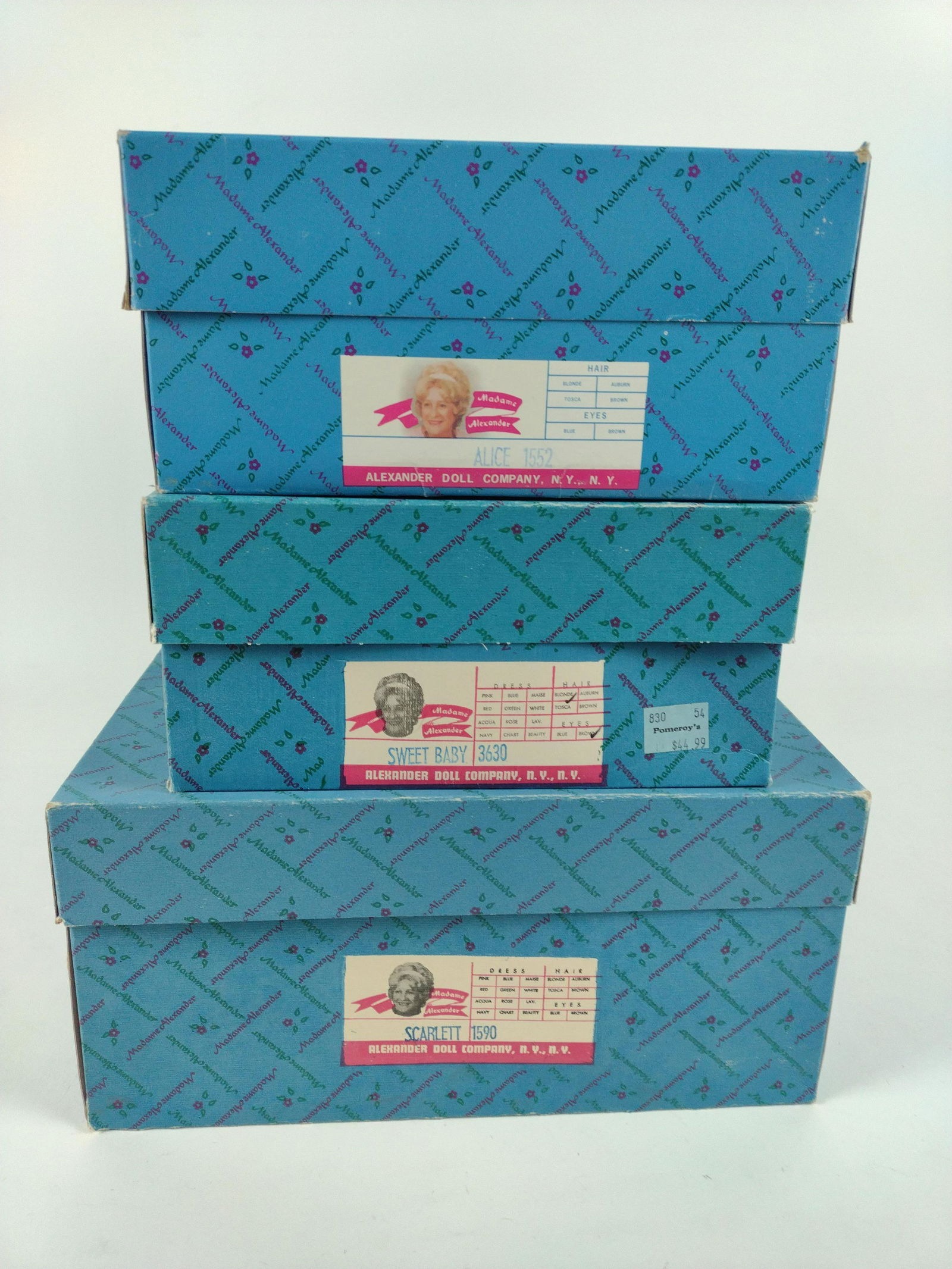 3 Madam Alexander Dolls Including Alice (1 of 7)