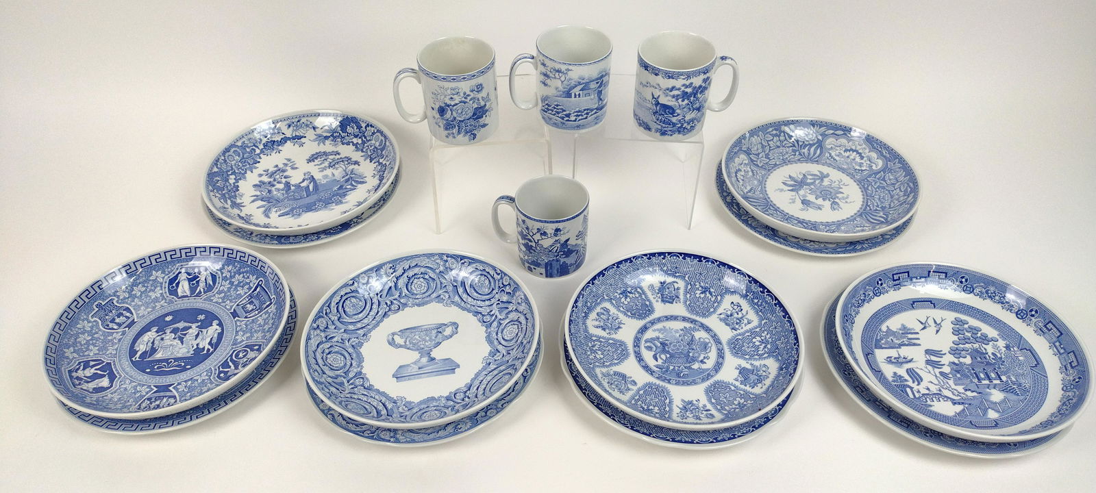 16 Pcs Spode "Blue Room" Collection China (1 of 15)