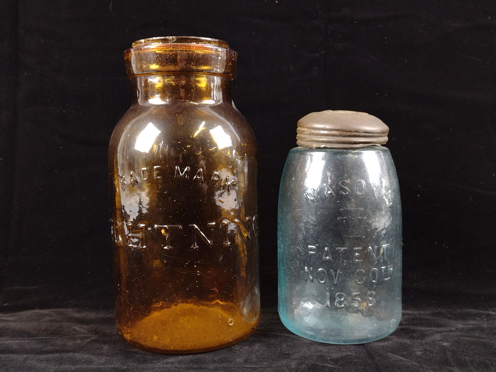 2 Antique Canning Jars incl Putnams Lightning (1 of 8)