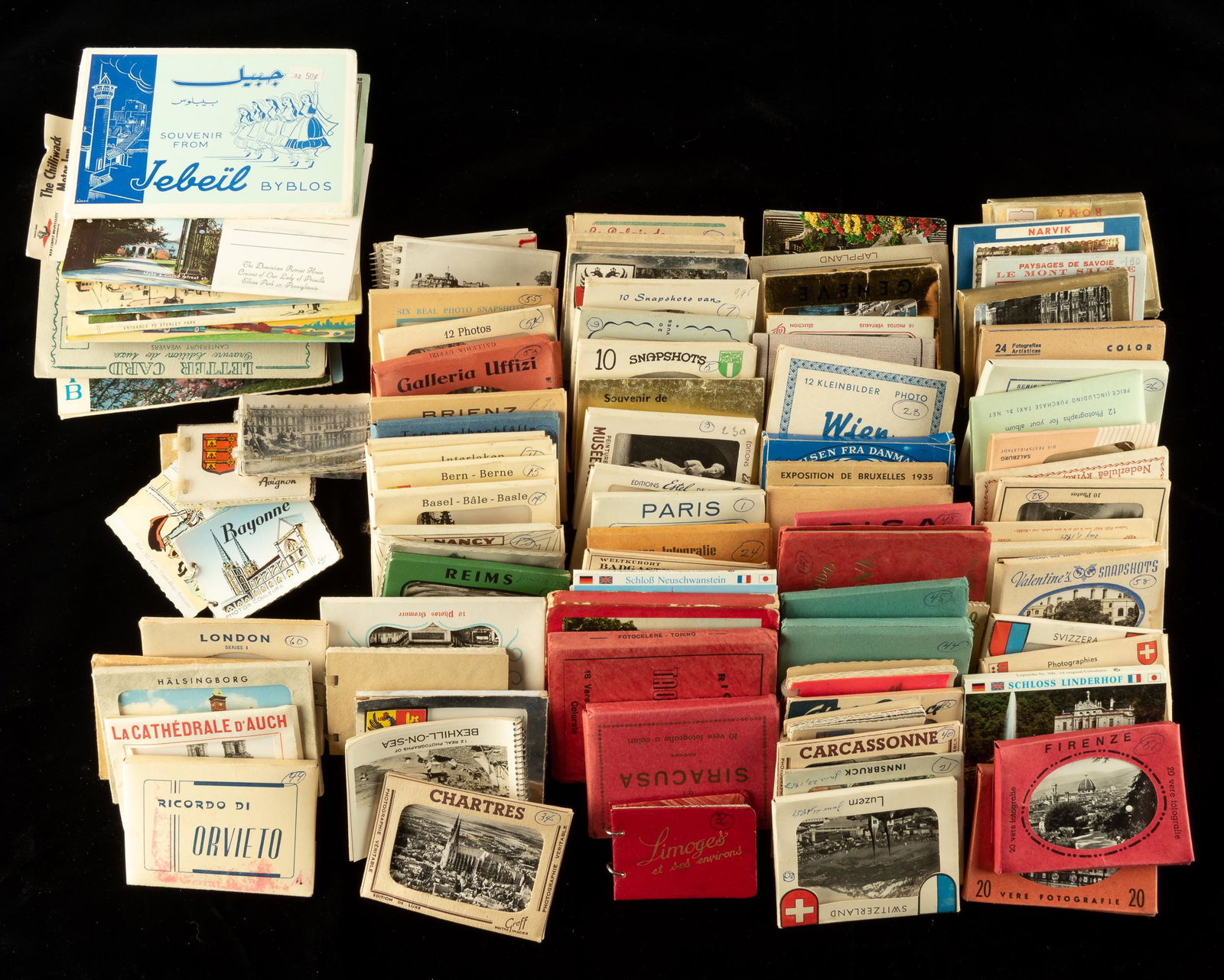 90 Pcs Miniature International Travel Photo Books (1 of 1)