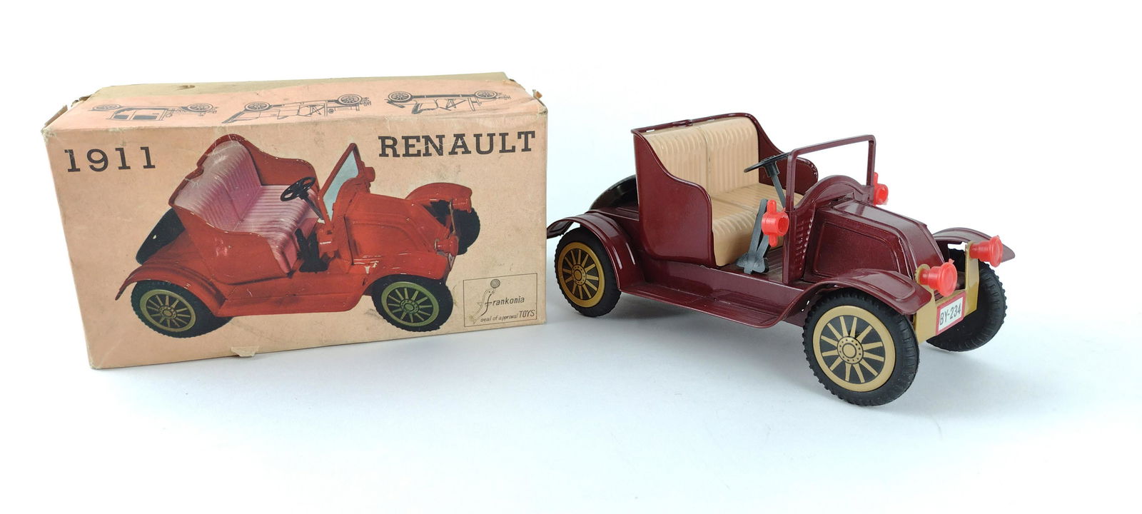 Scale Model Renault 1911 Friction Car (1 of 9)