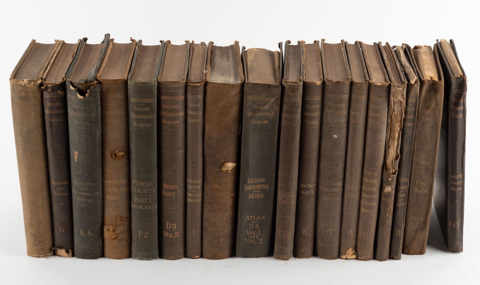 17 Second Geological Survey of Pennsylvania Books (1 of 7)