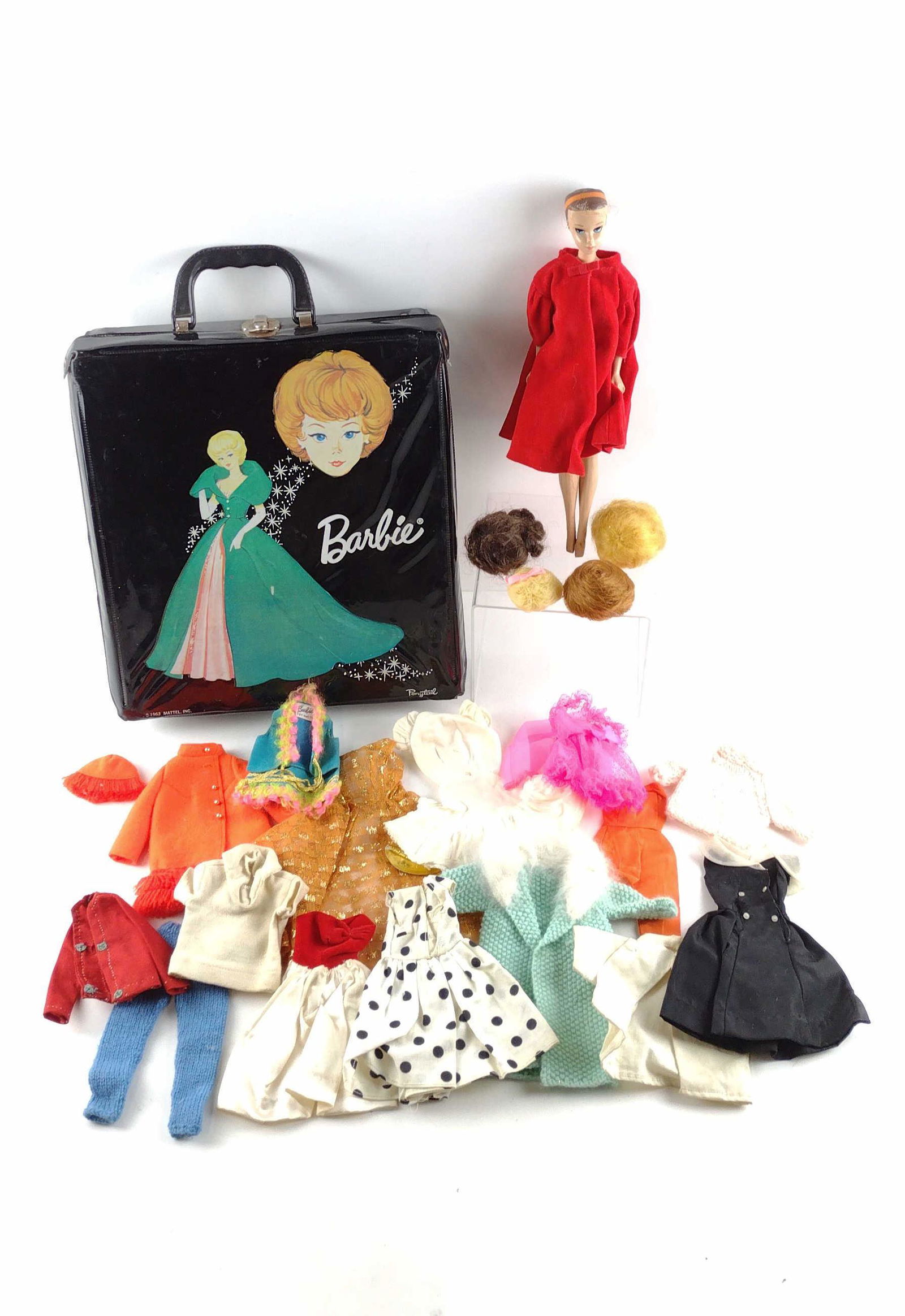 1958 Barbie in Case w/ Vintage Clothing (1 of 13)